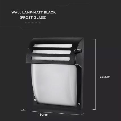 Iluminação de parede exterior AMALFI 1xE27/60W/230V IP44