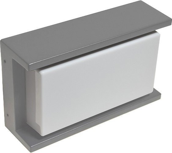 Iluminação de parede exterior ARAGO 1xE27/60W/230V IP54 cinzento