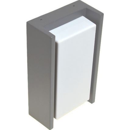 Iluminação de parede exterior ARAGO 1xE27/60W/230V IP54 cinzento