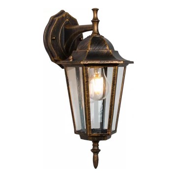 Iluminação de parede exterior ARRAIA 1xE27/15W/230V IP44 bronze pátina