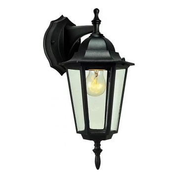 Iluminação de parede exterior ARRAIA 1xE27/15W/230V IP44 preto
