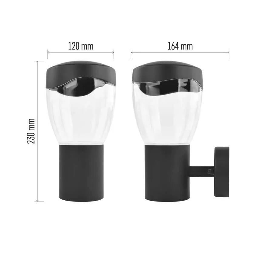 Iluminação de parede exterior ARTEO 1xE27/15W/230V IP44