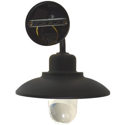 Iluminação de parede exterior BARD 1xE27/60W/230V IP44 preto