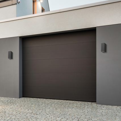 Iluminação de parede exterior BOKA 2xGU10/60W/230V IP44 preta