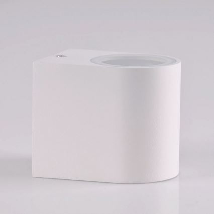 Iluminação de parede exterior BOSTON 1xGU10/10W/230V IP44 branco