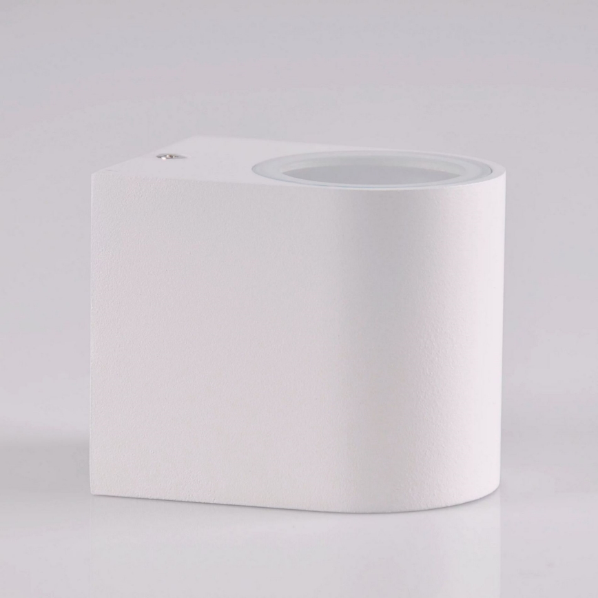 Iluminação de parede exterior BOSTON 1xGU10/10W/230V IP44 branco
