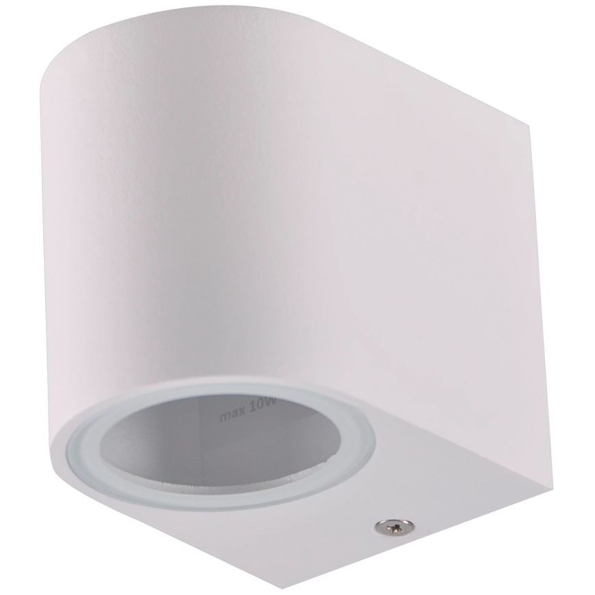 Iluminação de parede exterior BOSTON 1xGU10/10W/230V IP44 branco