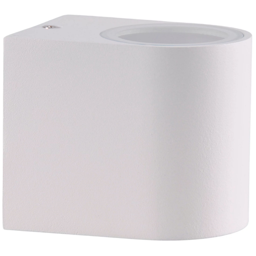 Iluminação de parede exterior BOSTON 1xGU10/10W/230V IP44 branco