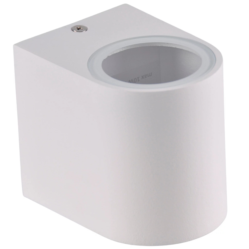 Iluminação de parede exterior BOSTON 1xGU10/10W/230V IP44 branco