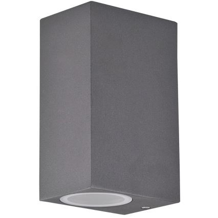 Iluminação de parede exterior BOSTON 2xGU10/10W/230V antracite