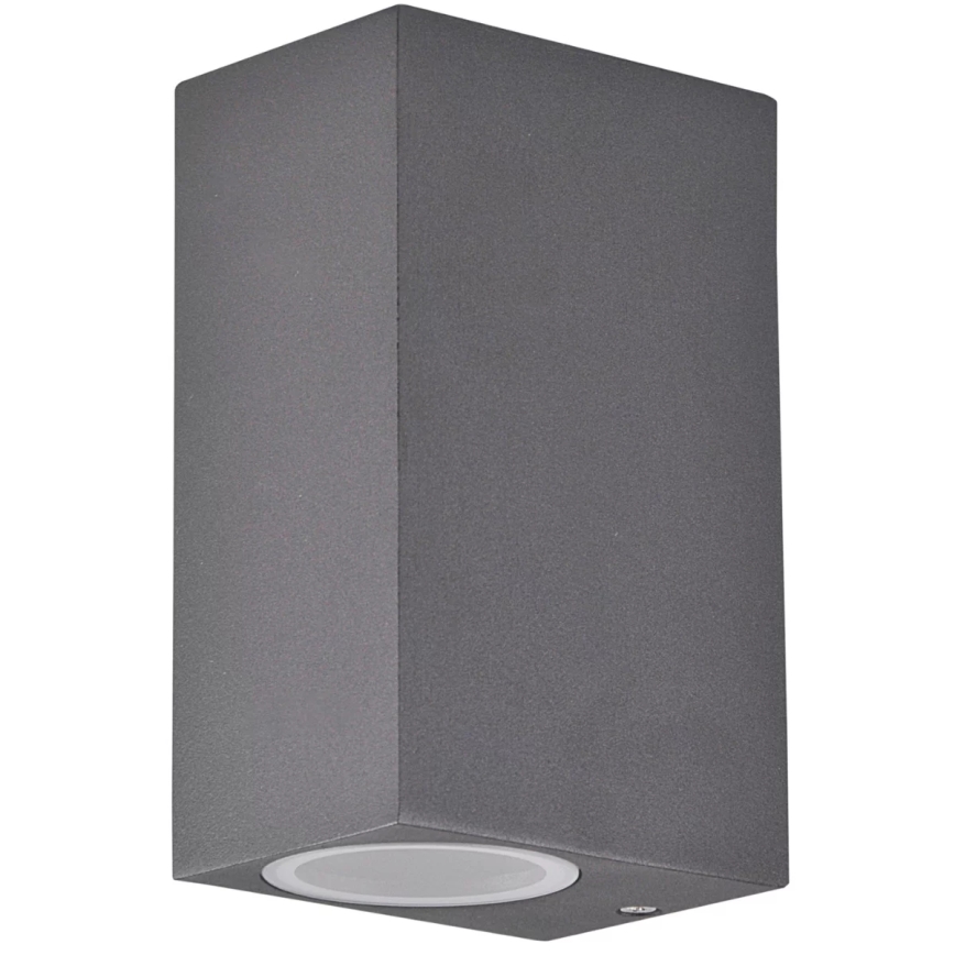 Iluminação de parede exterior BOSTON 2xGU10/10W/230V antracite