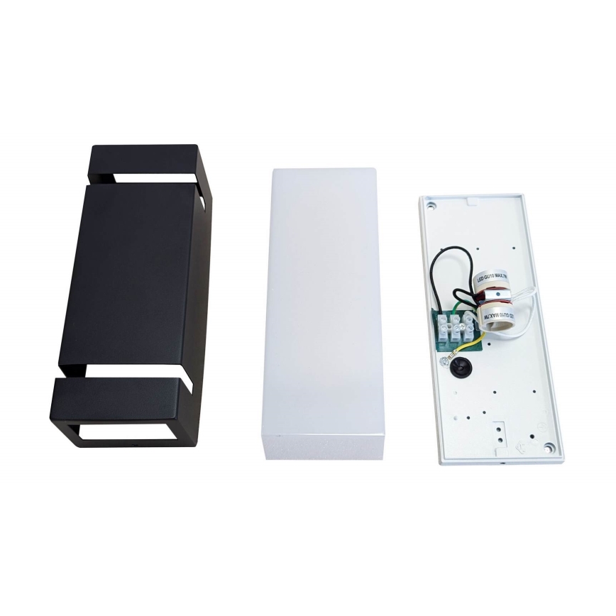 Iluminação de parede exterior BRICK 2xGU10/7W/230V IP44