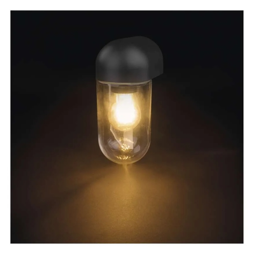Iluminação de parede exterior CASSIA 1xE27/15W/230V IP44