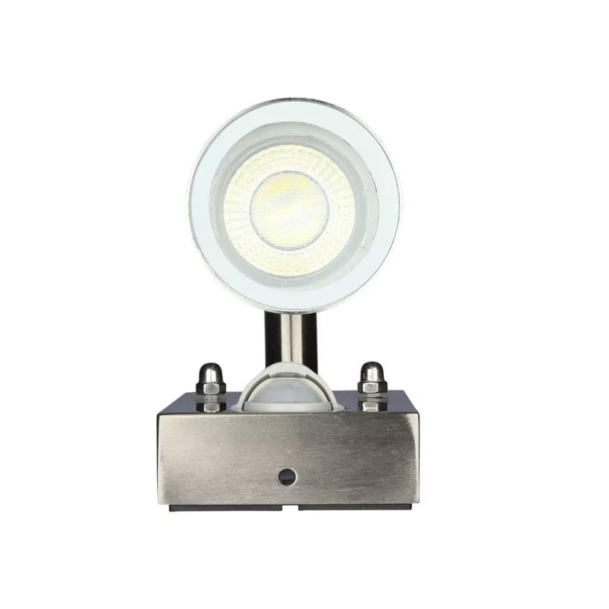 Iluminação de parede exterior com sensor 2xGU10/35W/230V IP44