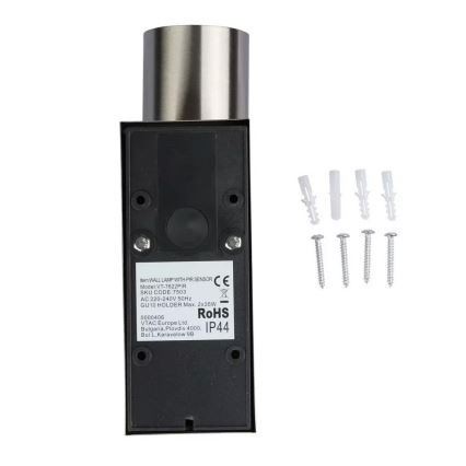 Iluminação de parede exterior com sensor 2xGU10/35W/230V IP44