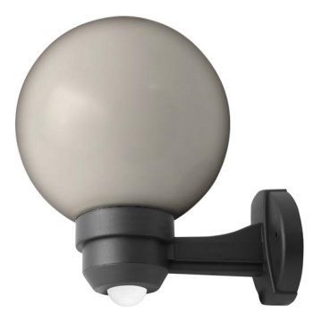 Iluminação de parede exterior com sensor PARK 1xE27/60W/230V