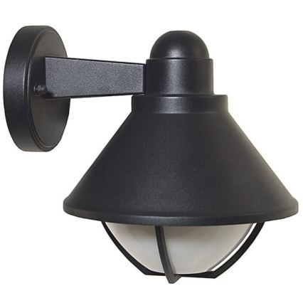 Iluminação de parede exterior EDINA 1xE27/60W/230V IP44 preto