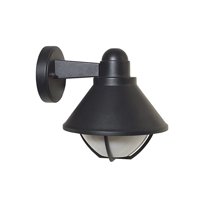 Iluminação de parede exterior EDINA 1xE27/60W/230V IP44 preto