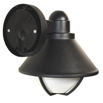Iluminação de parede exterior EDINA 1xE27/60W/230V IP44 preto