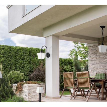 Iluminação de parede exterior GIZA 1xE27/10W/230V IP44