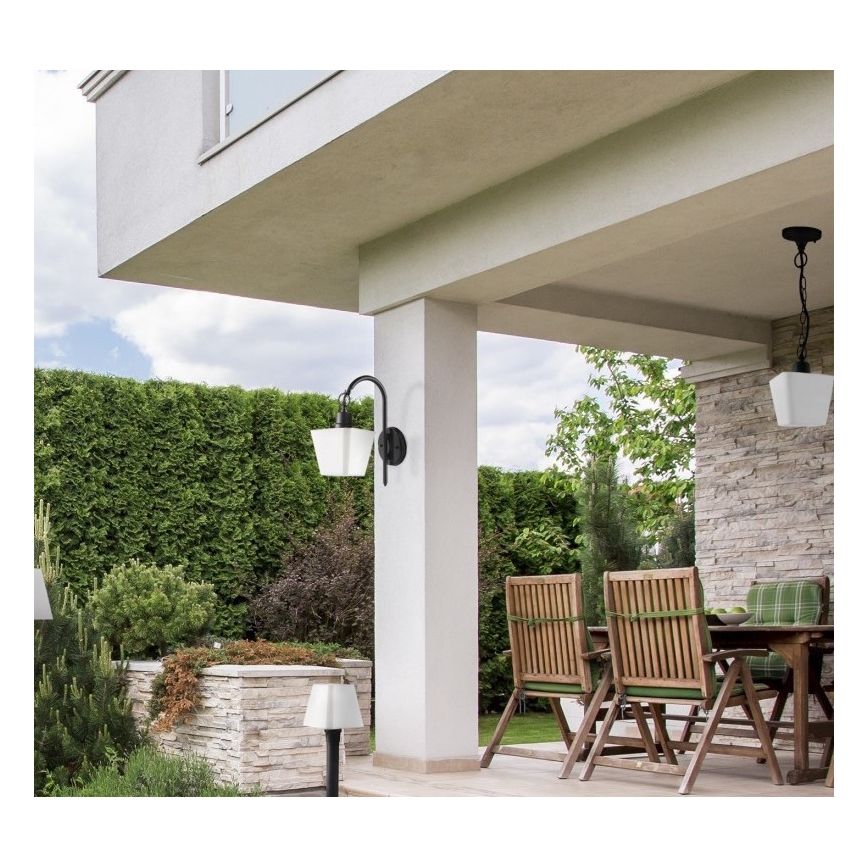Iluminação de parede exterior GIZA 1xE27/10W/230V IP44
