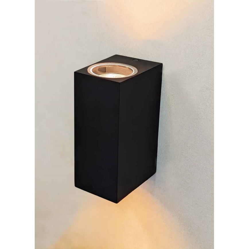 Iluminação de parede exterior GUBE-S 2xGU10/7W/230V IP44