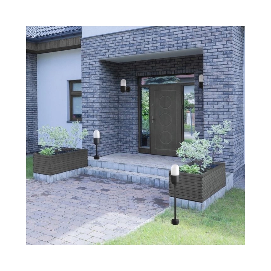 Iluminação de parede exterior HORTEN 1xE27/10W/230V IP44