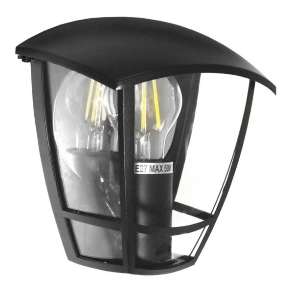Iluminação de parede exterior JULIA 1xE27/50W/230V IP54 preto