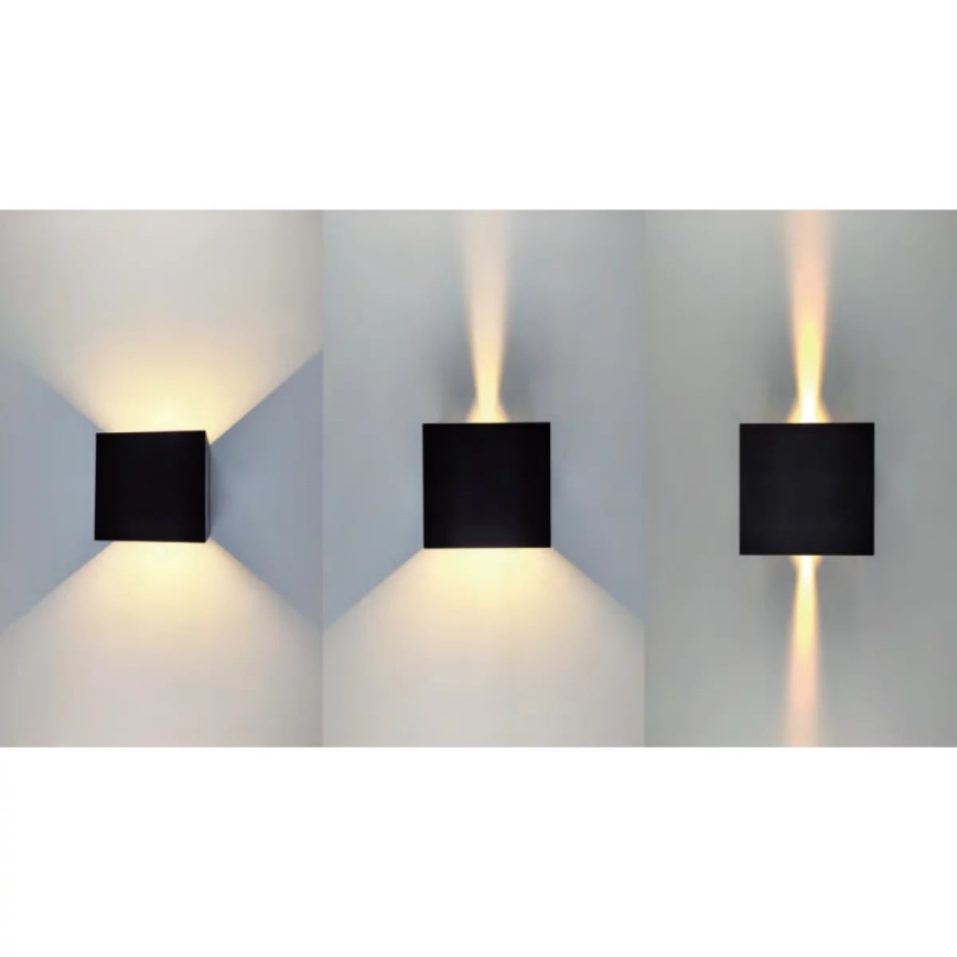 Iluminação de parede exterior KIOTO 1xG9/5W/230V IP44 preta