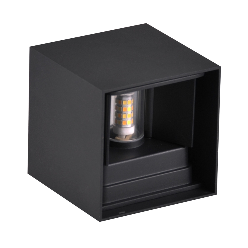 Iluminação de parede exterior KIOTO 1xG9/5W/230V IP44 preta