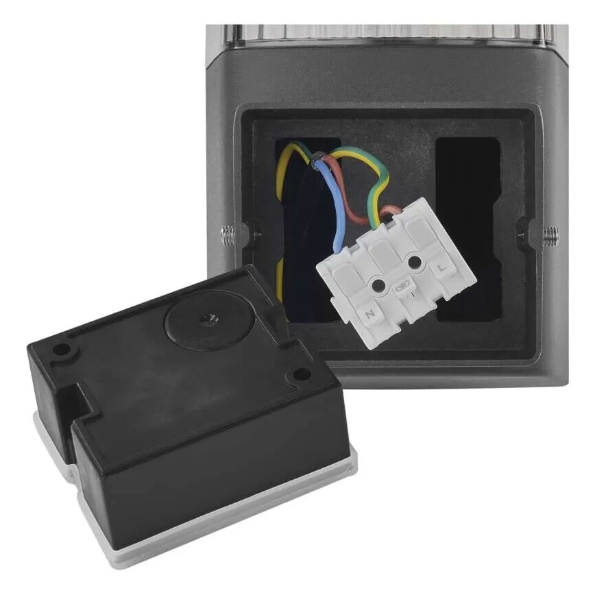 Iluminação de parede exterior LANA 1xE27/25W/230V IP54