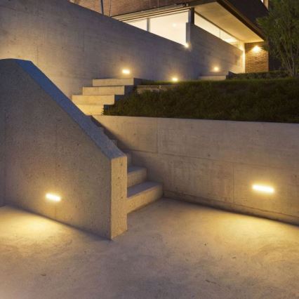 Iluminação de parede exterior LED/12W/230V 3000K IP65