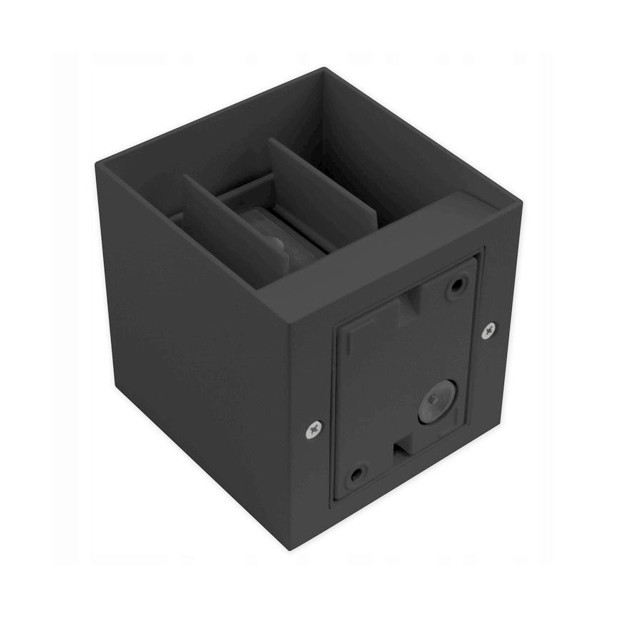 Iluminação de parede exterior LED 2xLED/3W/230V IP54 antracite