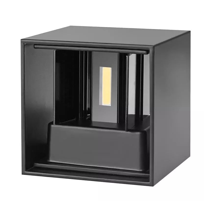 Iluminação de parede exterior LED 2xLED/3W/230V IP54 preta
