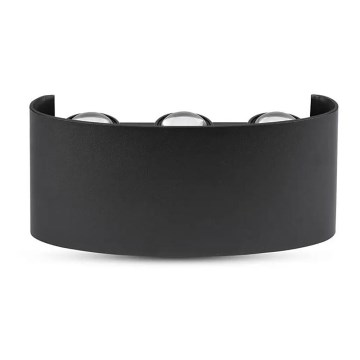 Iluminação de parede exterior LED 3xLED/6W/230V IP54 4000K preta