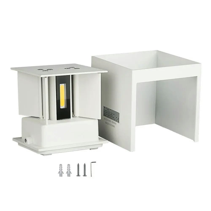 Iluminação de parede exterior LED/5W/230V 3000K IP65 branco