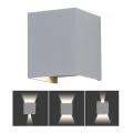 Iluminação de parede exterior LED/5W/230V 3000K IP65 cinzenta