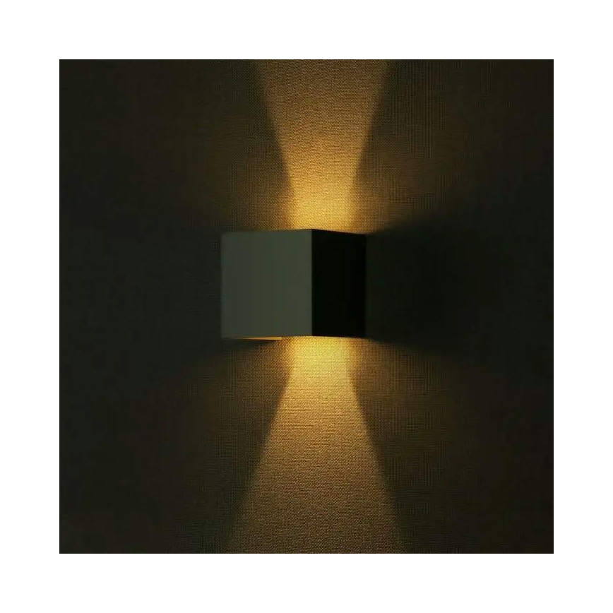 Iluminação de parede exterior LED/5W/230V 3000K IP65 cinzenta