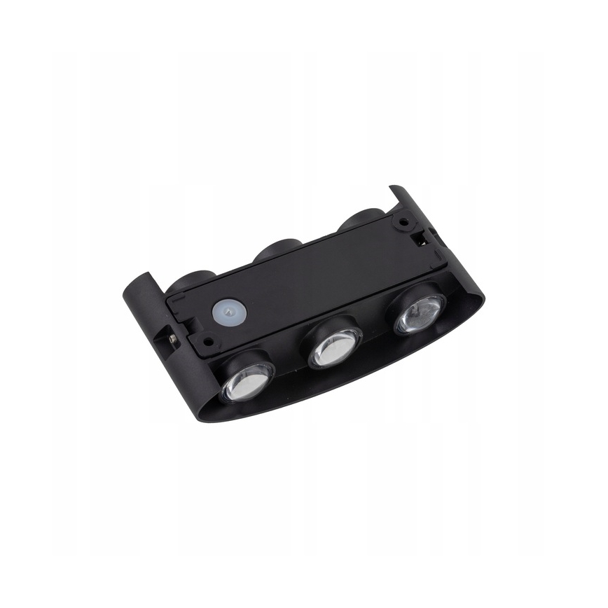 Iluminação de parede exterior LED ARROW 6xLED/1W/230V IP54 preto