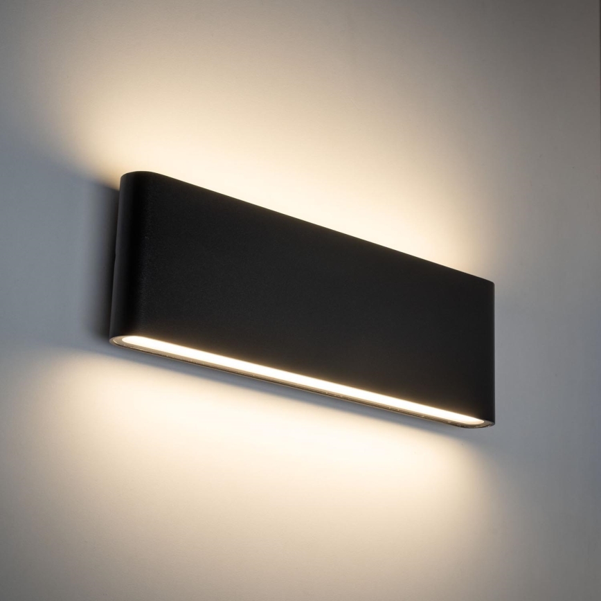 Iluminação de parede exterior LED ARWENA 2xLED/12W/230V IP54 preto