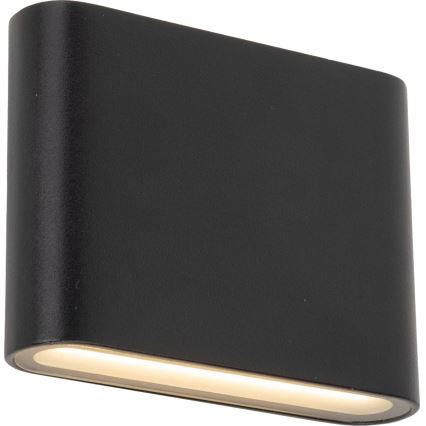 Iluminação de parede exterior LED ARWENA 2xLED/3W/230V IP54 preto