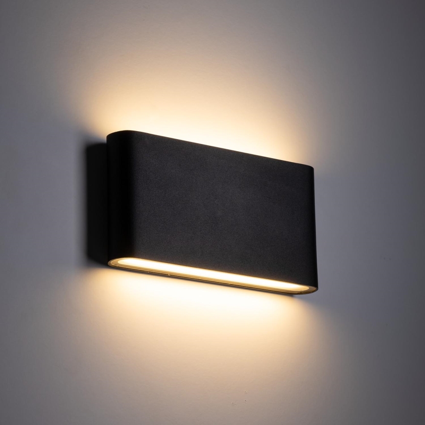 Iluminação de parede exterior LED ARWENA 2xLED/6W/230V IP54 preto