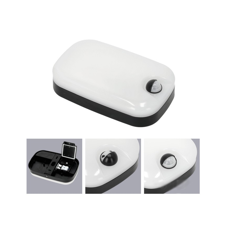 Candeeiro de parede LED para exterior com sensor de movimento e anoitecer BAVANO LED/15W/230V 3000/4000/5700K IP54