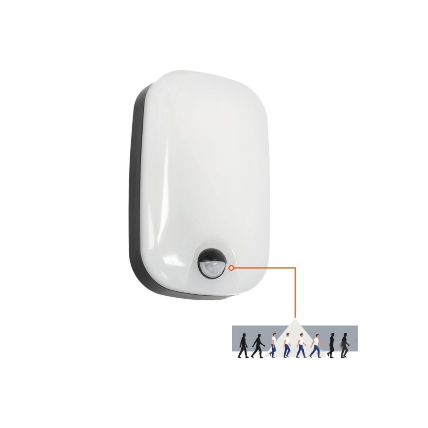 Candeeiro de parede LED para exterior com sensor de movimento e anoitecer BAVANO LED/15W/230V 3000/4000/5700K IP54