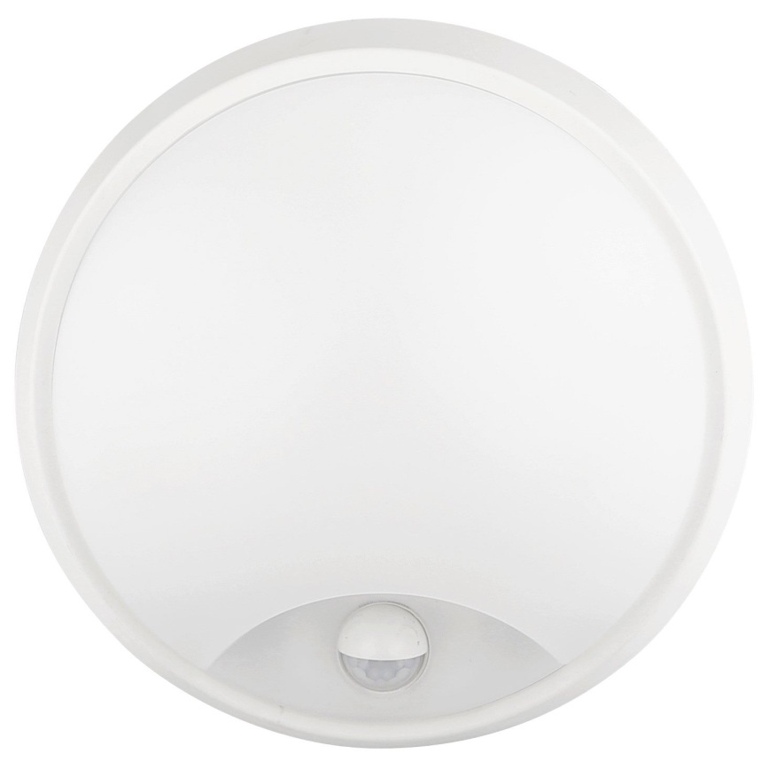 Iluminação de parede exterior LED com sensor LED/12W/230V 3000/4000/6500K IP65