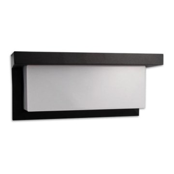 Iluminação de parede exterior LED com sensor LED/12W/230V IP54 preto