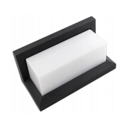 Iluminação de parede exterior LED com sensor LED/12W/230V IP54 preto