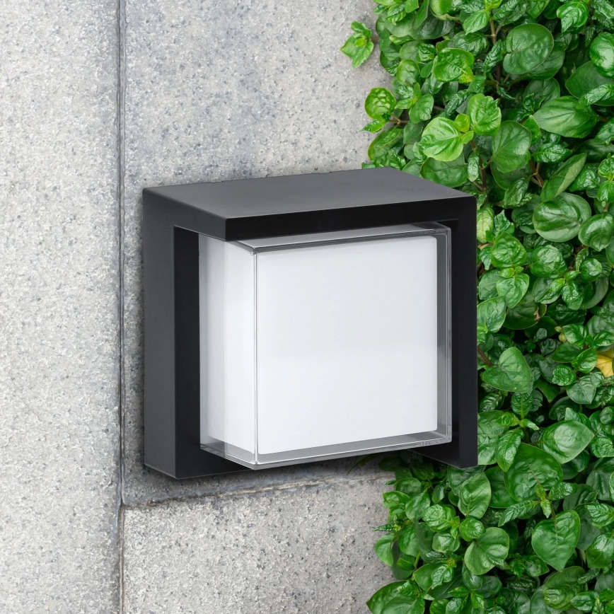 Iluminação de parede exterior LED ESSEN LED/12W/230V IP44 preto