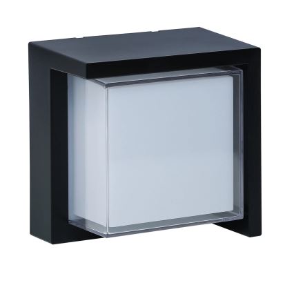 Iluminação de parede exterior LED ESSEN LED/12W/230V IP44 preto