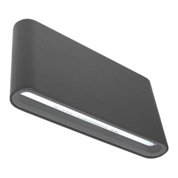 Iluminação de parede exterior LED FLOW 2xLED/6W/230V IP54 3000K antracite
